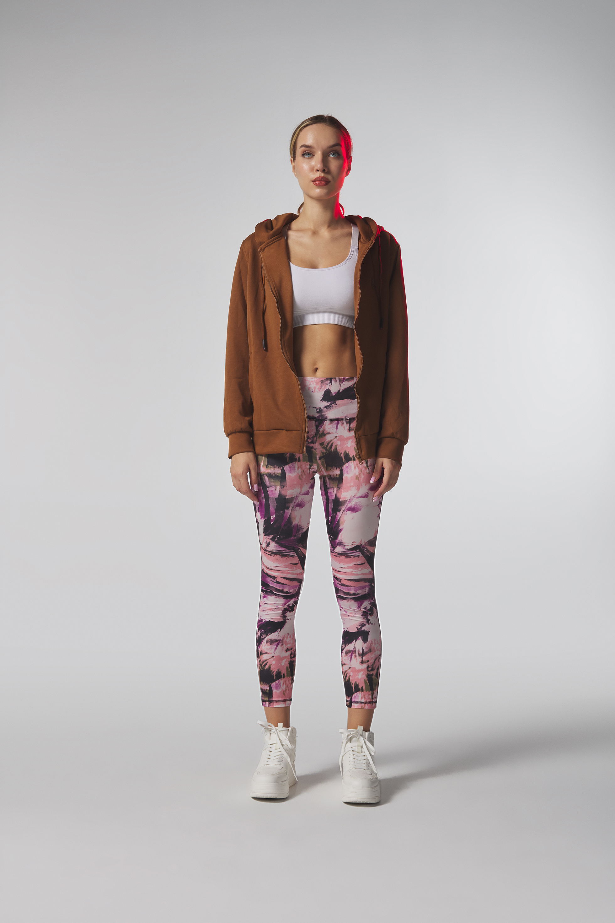 TABA KAPÜŞONLU SWEATSHİRT