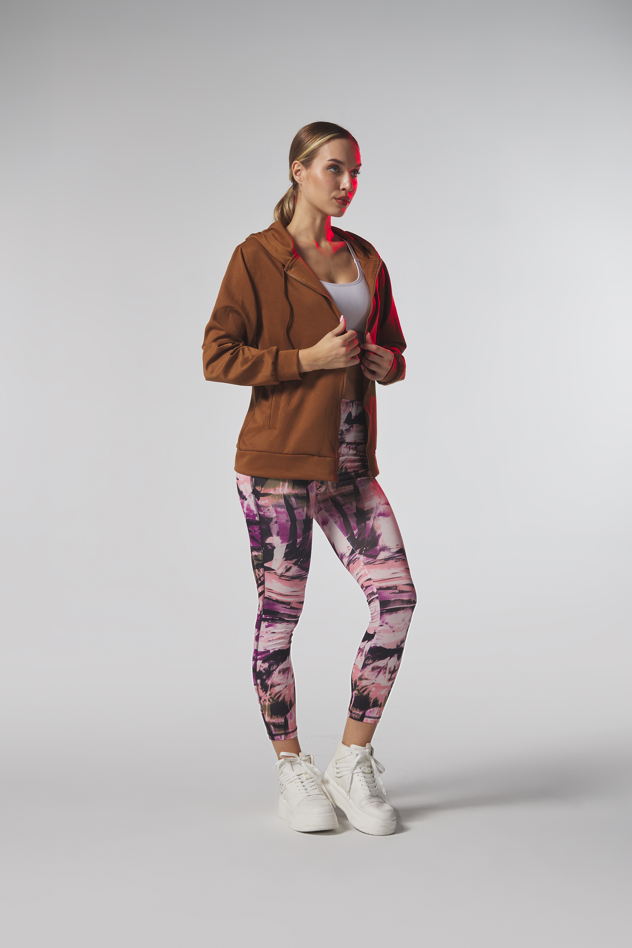 TABA KAPÜŞONLU SWEATSHİRT
